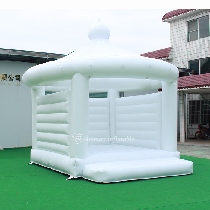 White Wedding Bounce House Inflatable Bouncer 1