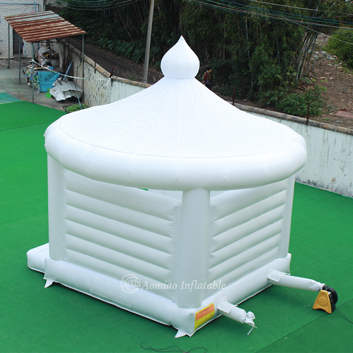 White Wedding Bounce House Inflatable Bouncer 4