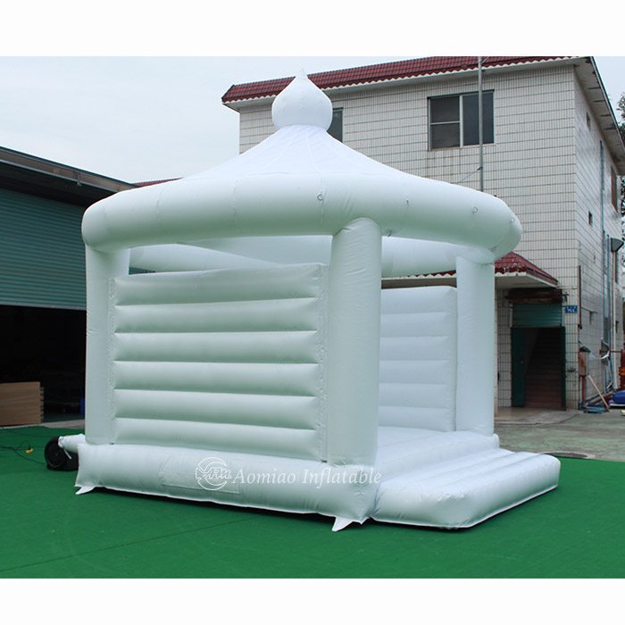 White Wedding Bounce House Inflatable Bouncer 5