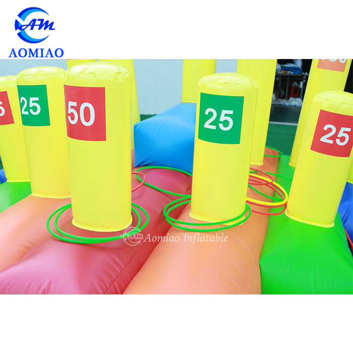 4mL x 3mW Giant Inflatable HULA HOOP Ring Toss Game 6