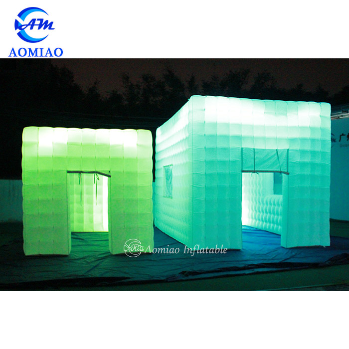 LED White Inflatable Marquee Cube Tent 3