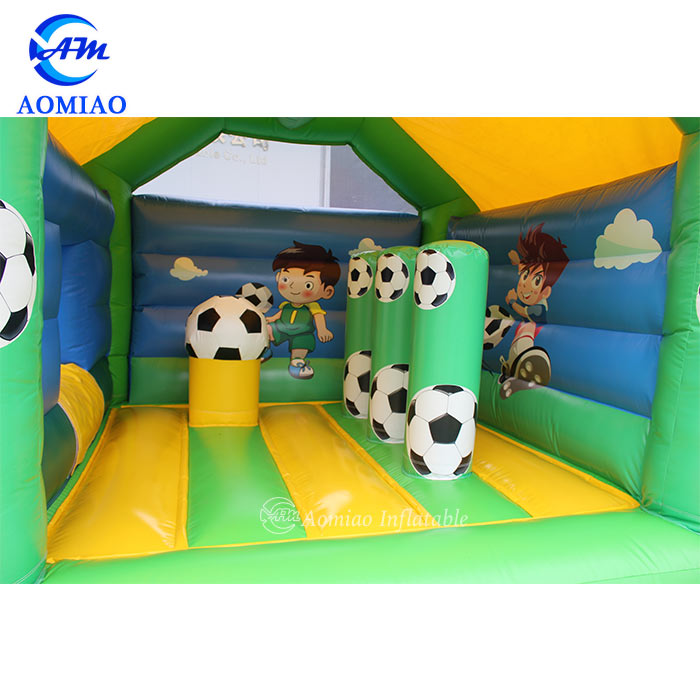 Football Bouncy Castle Slide Combo 6