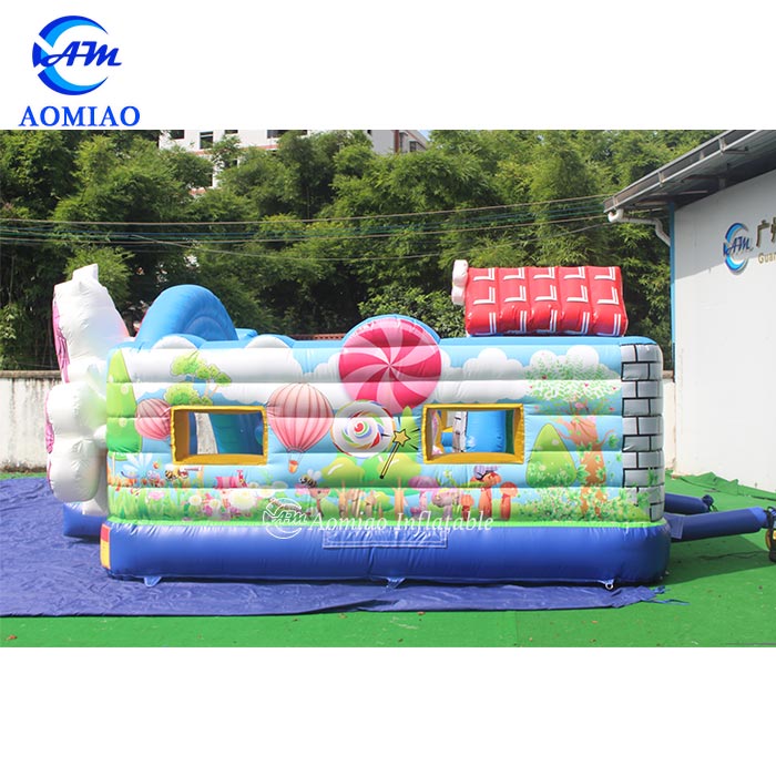 Rainbow Mushroom Unicorn Bouncy Castle Fun City 6