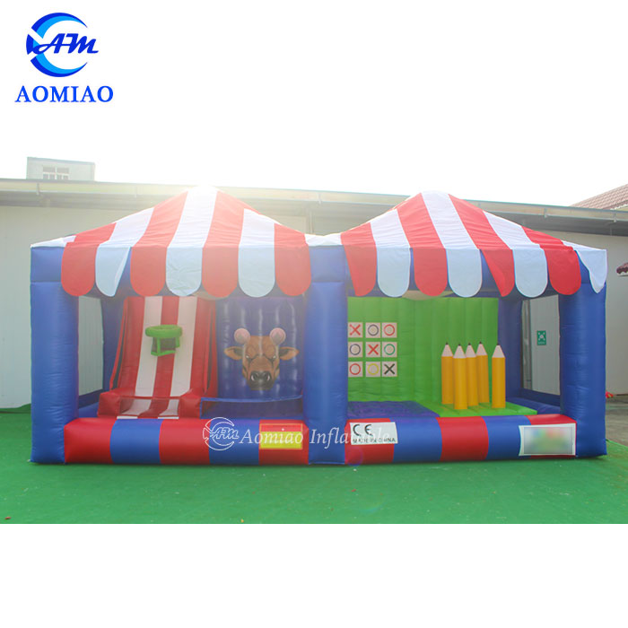 4 in One Inflatable Carnival Midway Games Booth 1