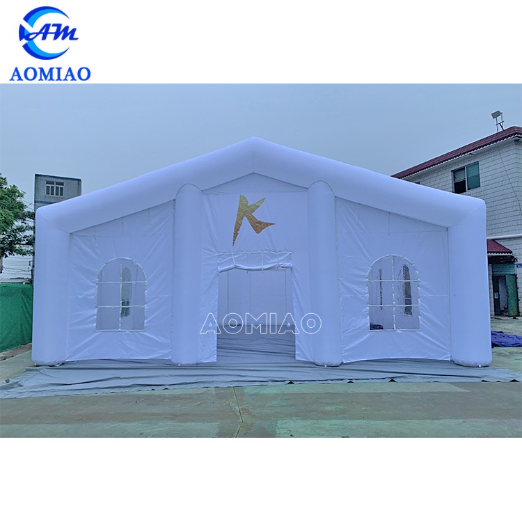 33ft by 33ft Inflatable LED party tent white wedding canvas 6