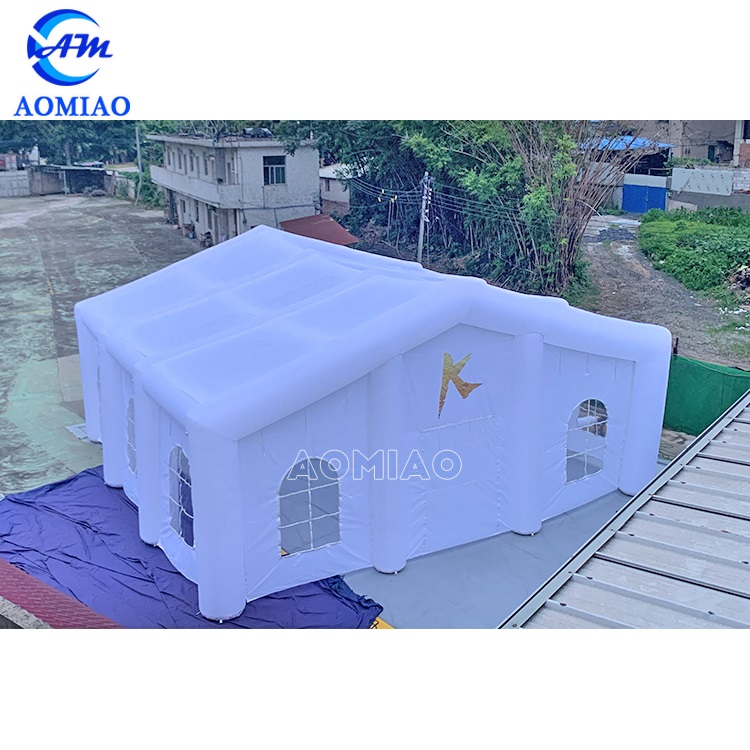 33ft by 33ft Inflatable LED party tent white wedding canvas 5