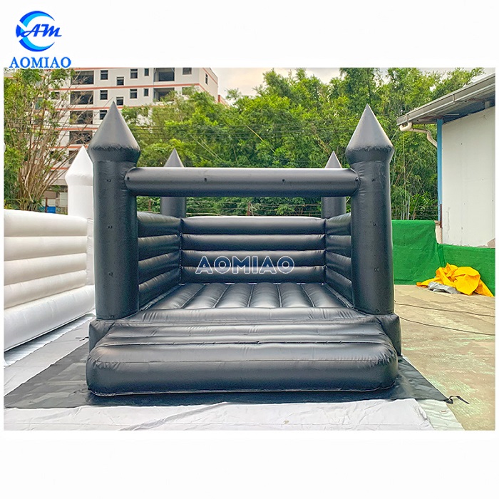 13ft black color bounce house 2