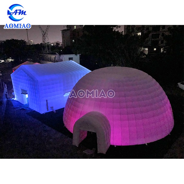 white Inflatable dome party tent 2