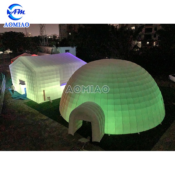 white Inflatable dome party tent 3