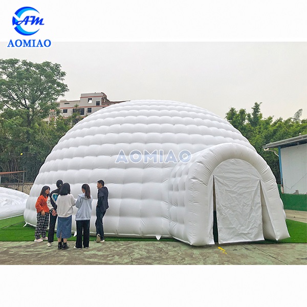 white Inflatable dome party tent 5