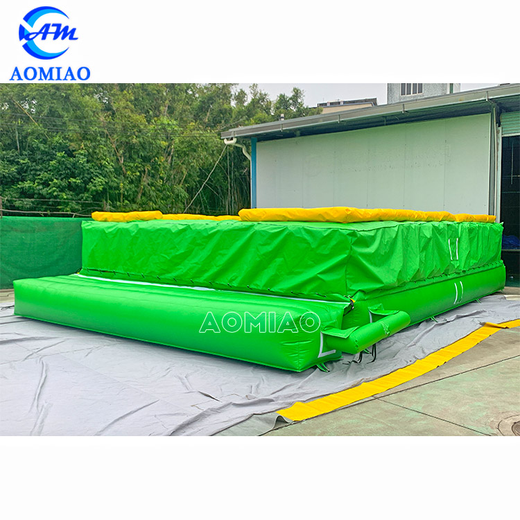 Inflatable freefall air bag for safety landing 2