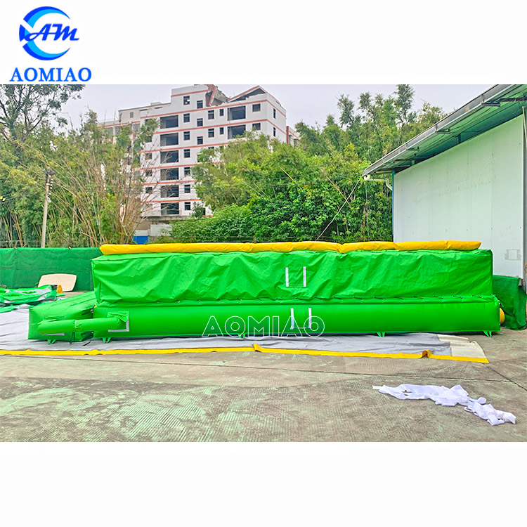 Inflatable freefall air bag for safety landing 4