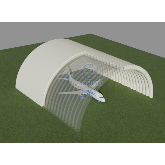 Giant Commercial Inflatable Aeroplane Helicopter Hangar Air Support Structure Aircraft Storage Buildings 7