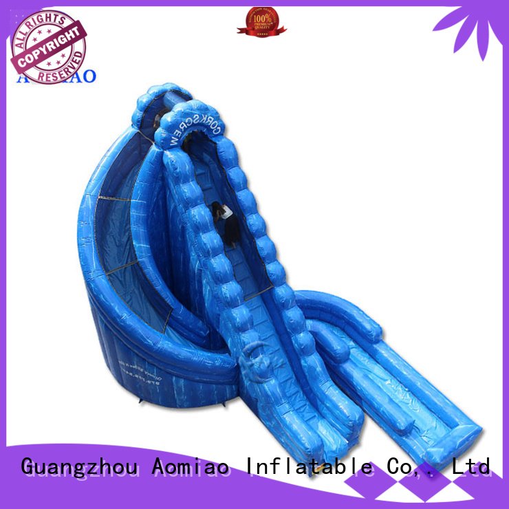 AOMIAO forest inflatable slide truck octopus 1