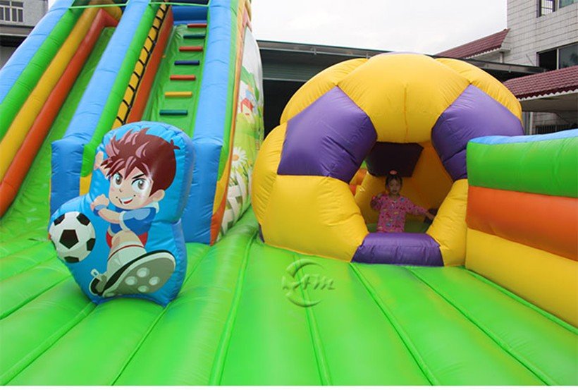 combo truck pool inflatable slide AOMIAO 7