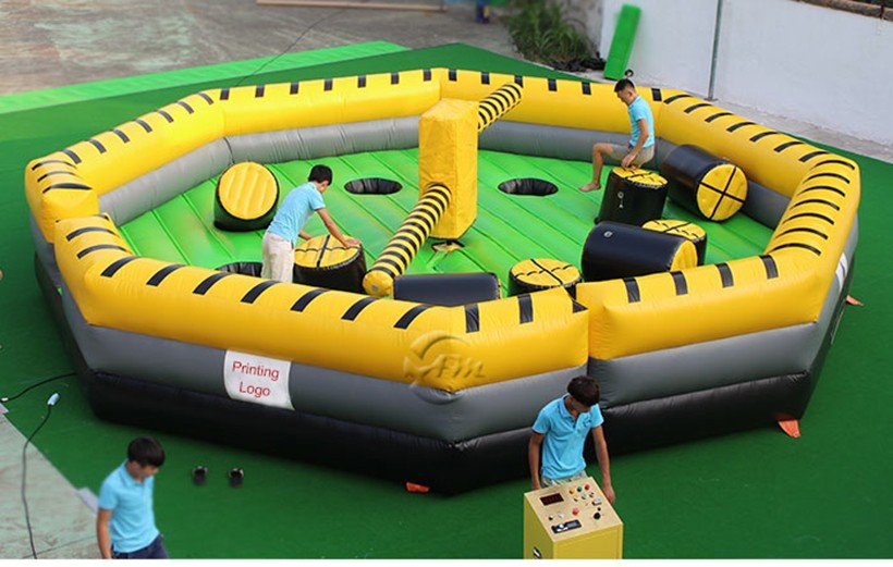 meltdown
 inflatable
 Hot wipeout meltdown inflatable outdoor inflatable AOMIAO Brand wipeout
 outdoor 3