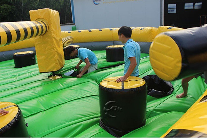 meltdown
 inflatable
 Hot wipeout meltdown inflatable outdoor inflatable AOMIAO Brand wipeout
 outdoor 4