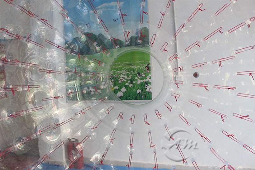 dot
 Quality AOMIAO Brand tpu zorb ball giant
 colorful 6