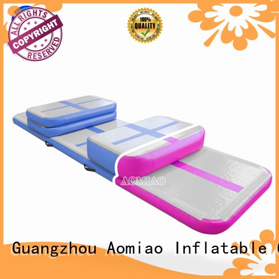 air tumble track inflatable track gymnastics AOMIAO 1