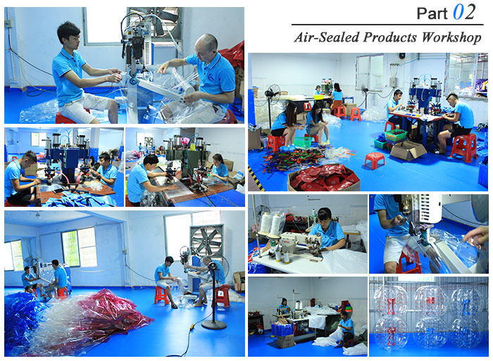dry Custom crush inflatable slide blue AOMIAO 10