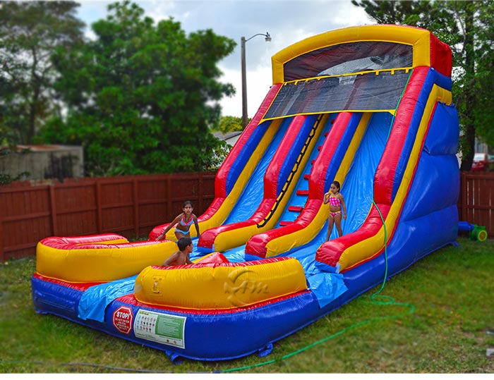 AOMIAO Brand octopus single kids forest inflatable slide 4