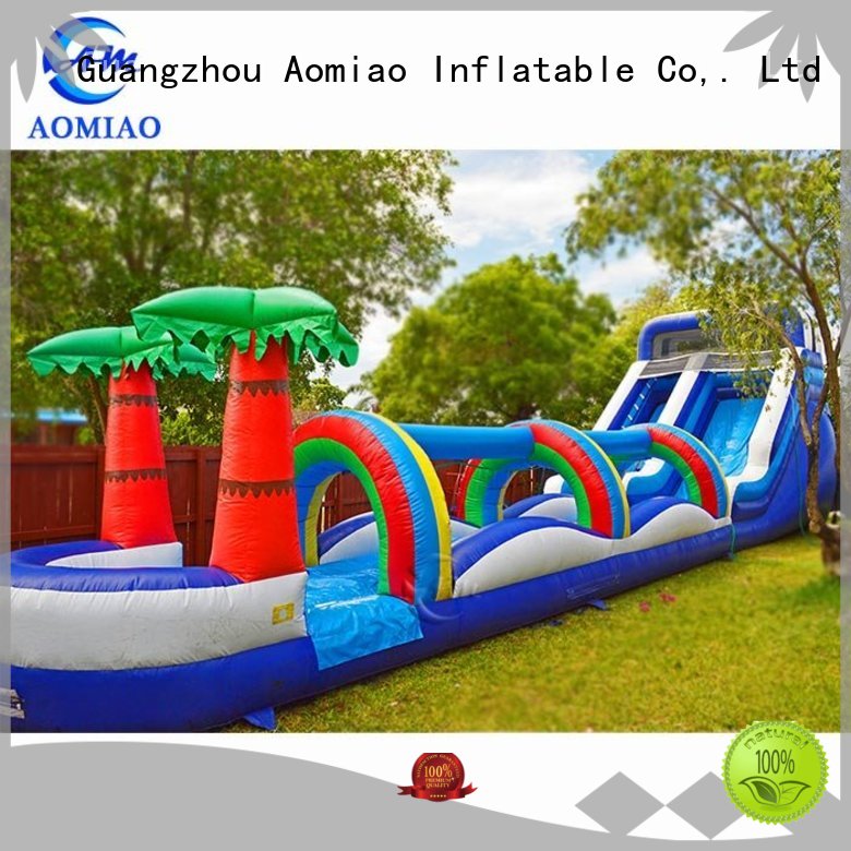 Custom run inflatable slide dry AOMIAO 1