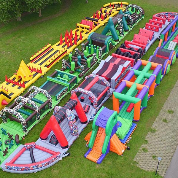 inflatable obstacles OEM backyard obstacle course AOMIAO 6
