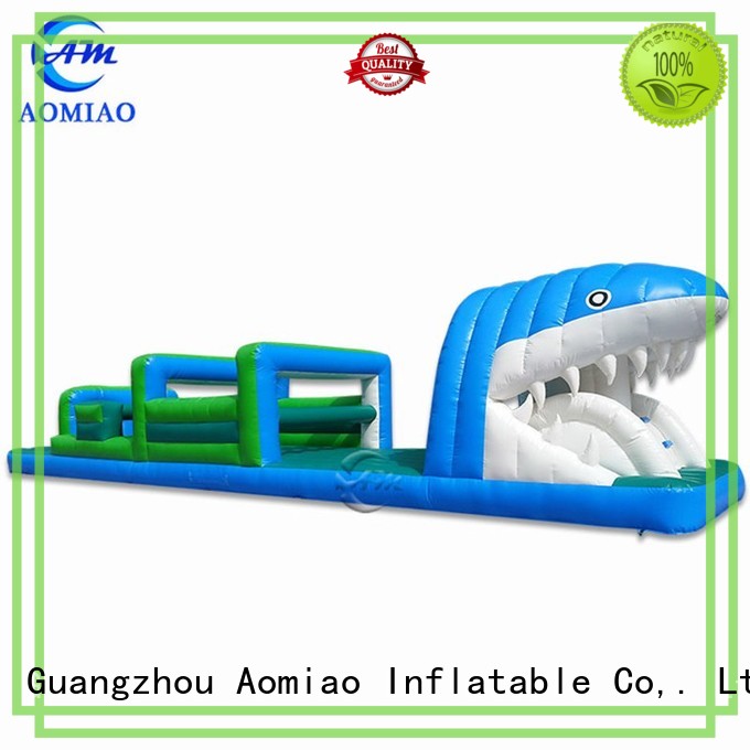 inflatable obstacle course commercial backyard obstacle course shark company 1