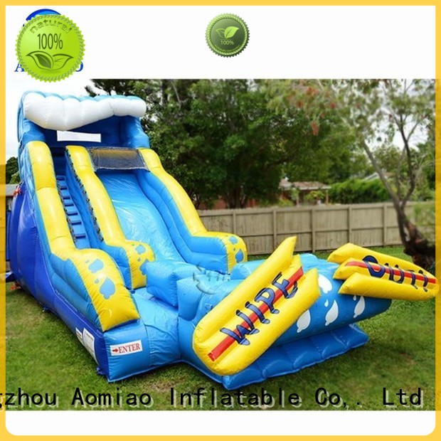 outdoor commercial AOMIAO Brand water slides for sale 1