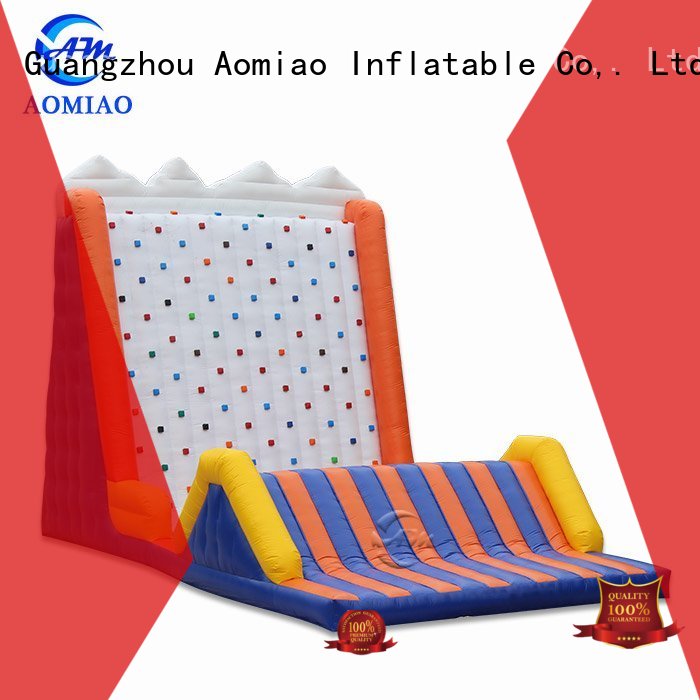 rock wall climbing colorful AOMIAO Brand climbing wall supplier 1