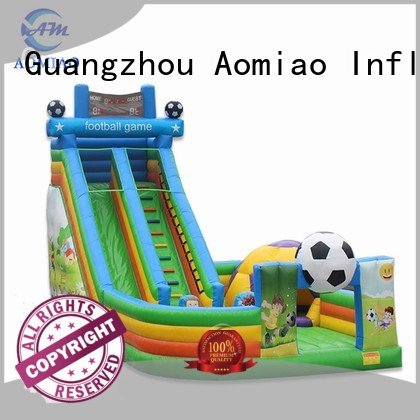 giant blue OEM inflatable slide AOMIAO 1