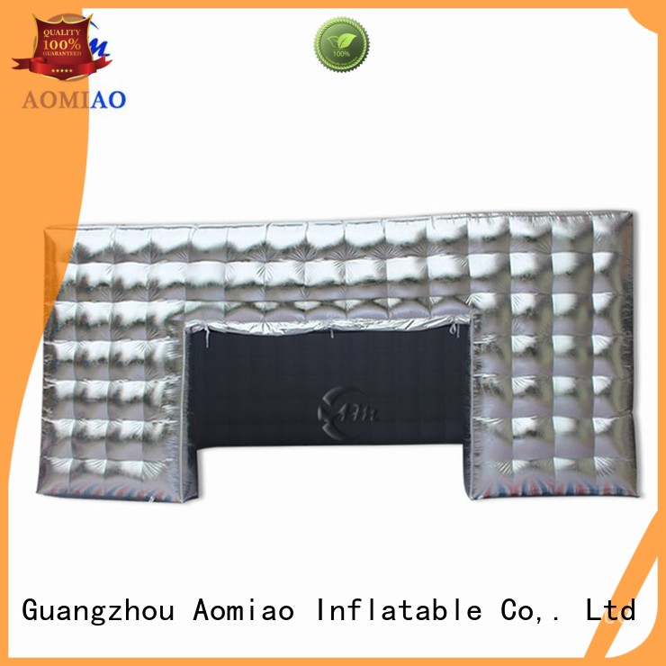 colorful silver OEM cheap inflatable tent AOMIAO 1