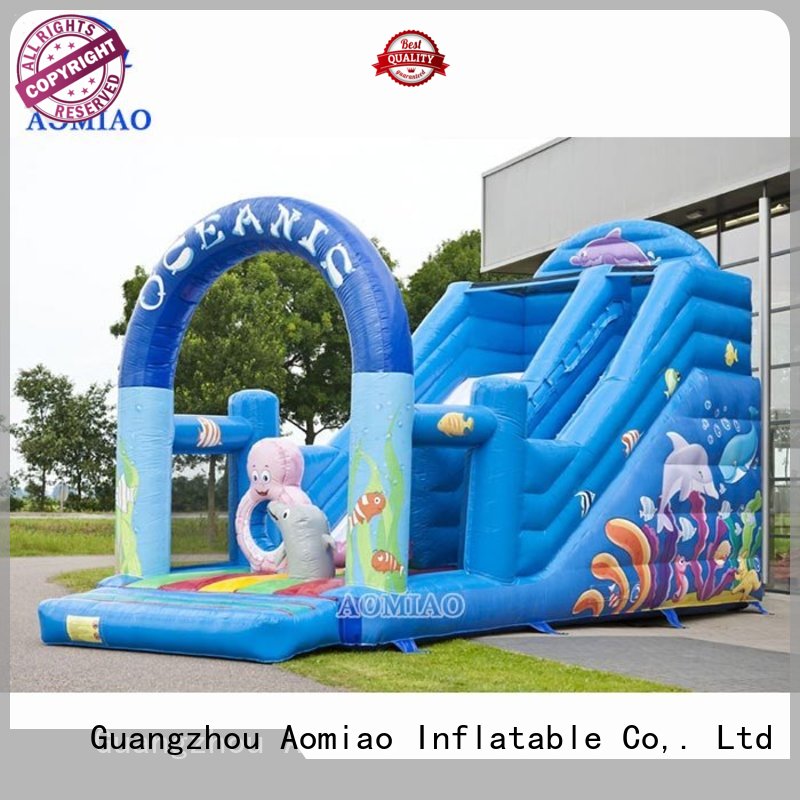 lane pool dry AOMIAO Brand inflatable slide supplier 1