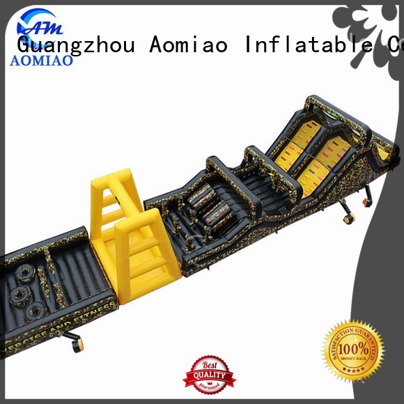 Hot shark inflatable obstacle course commercial AOMIAO Brand 1