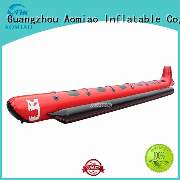 AOMIAO dashing banana boat float factory for water park 1