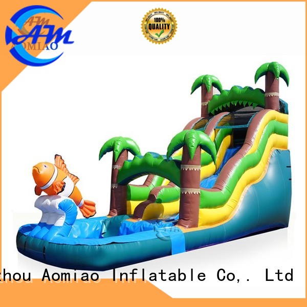 new design cheap inflatable water slides for sale manufacturer for sale AOMIAO 1