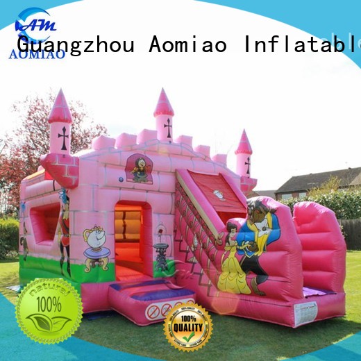 AOMIAO hot selling inflatable bouncers with slide mini for sale 1