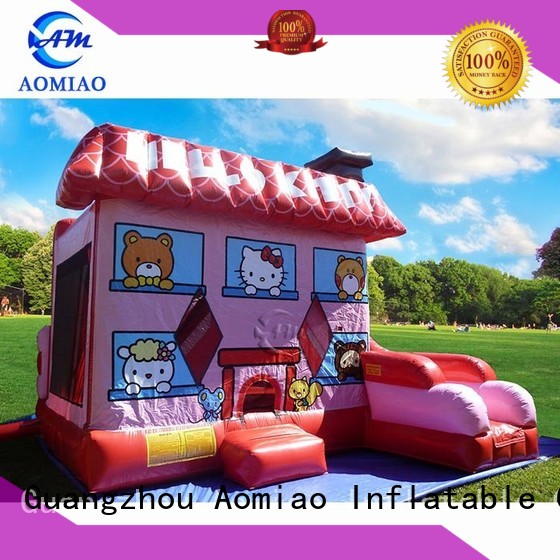 AOMIAO superman inflatable bouncy slide factory for sale 1
