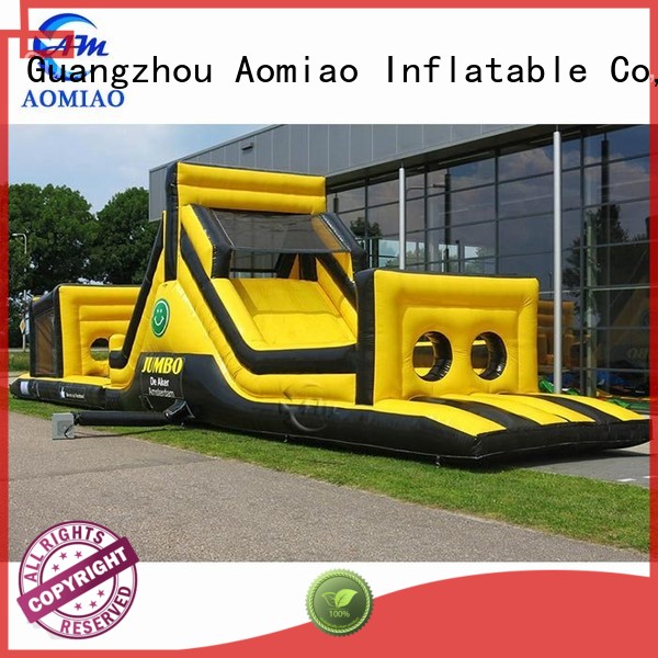 giant commercial inflatable obstacle course factory for exercise AOMIAO 1