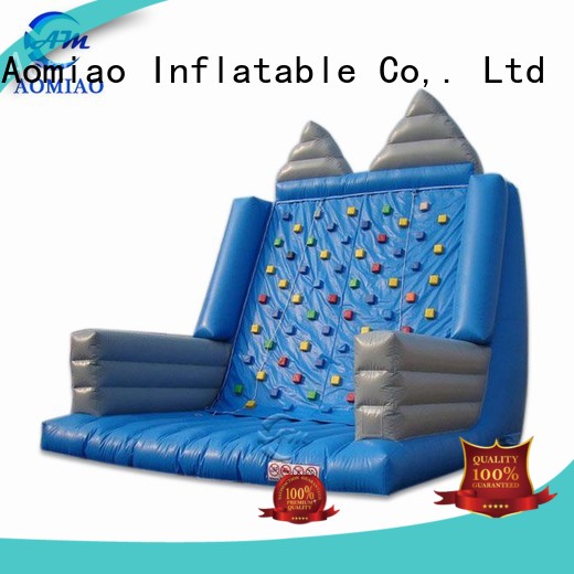 AOMIAO customized inflatable rock climbing wall cl1707 for global market 1