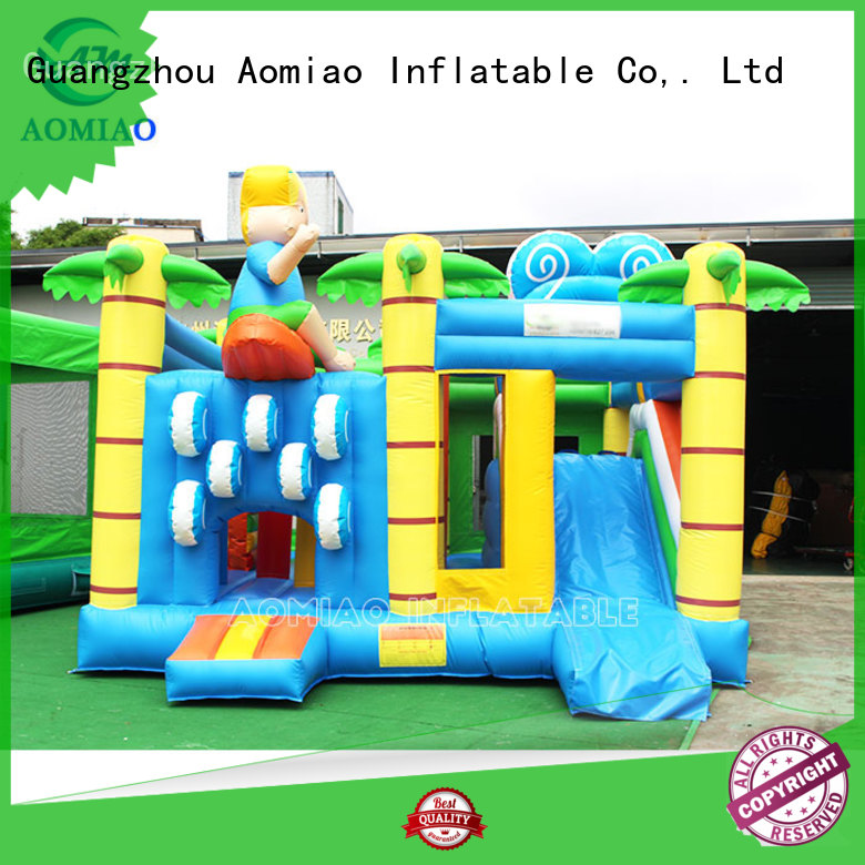 AOMIAO bo1723 inflatable bouncers with slide exporter for sale 1