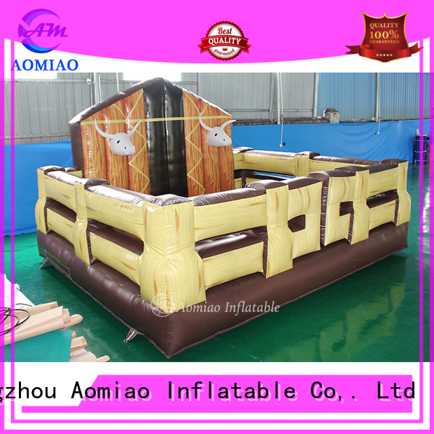 AOMIAO inflatable mechanical bull producer for sale 1