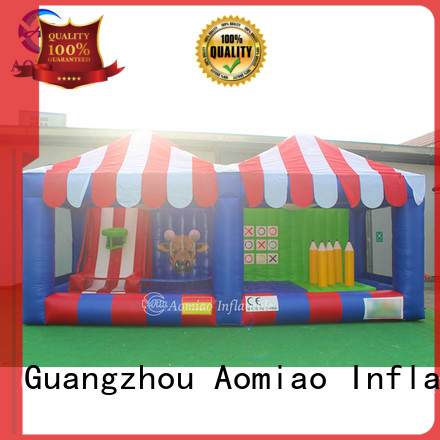 AOMIAO amazing wipeout bounce house customization for fun parks 1