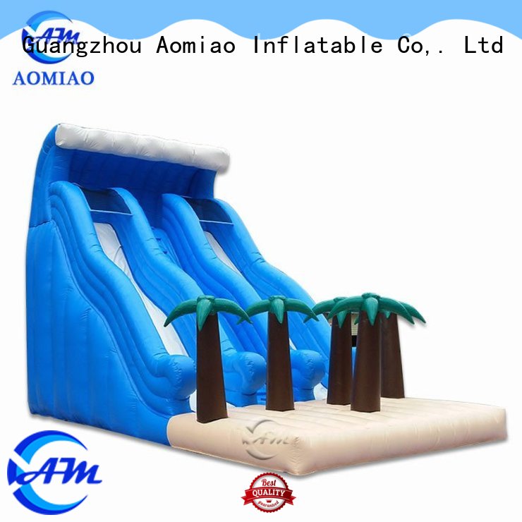 AOMIAO big backyard pool water slide supplier for sale 1