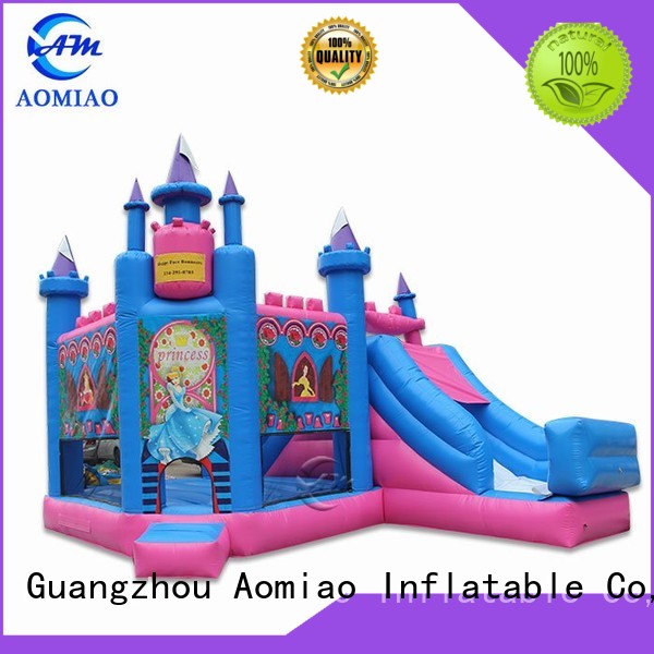 AOMIAO football bouncy castle and slide producer for sale 1