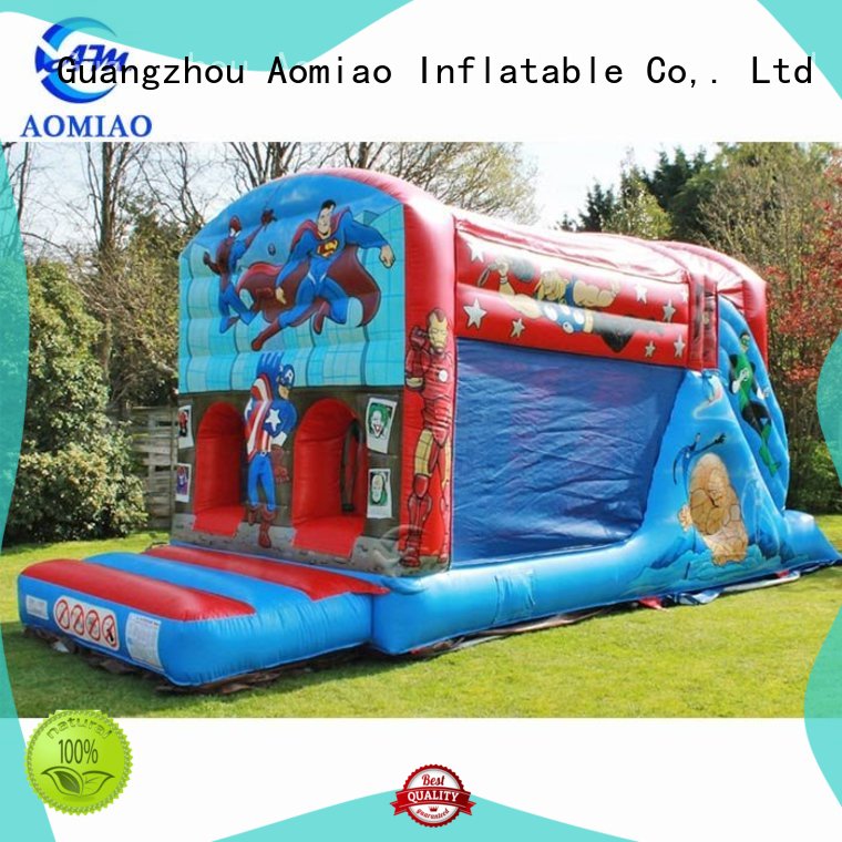 AOMIAO hot selling inflatable bouncers with slide exporter for sale 1