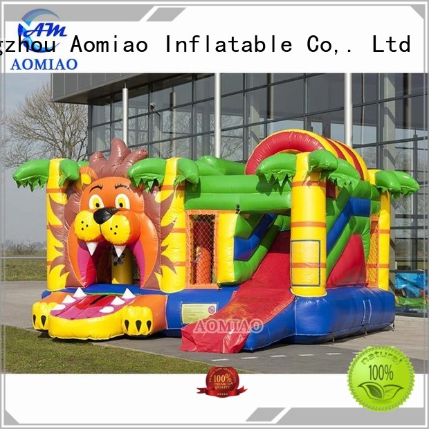AOMIAO hot selling bouncy castle and slide producer for sale5 1