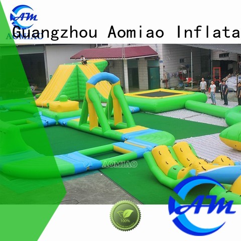 AOMIAO classic shape Inflatable Water Trampoline supplier for lake 1