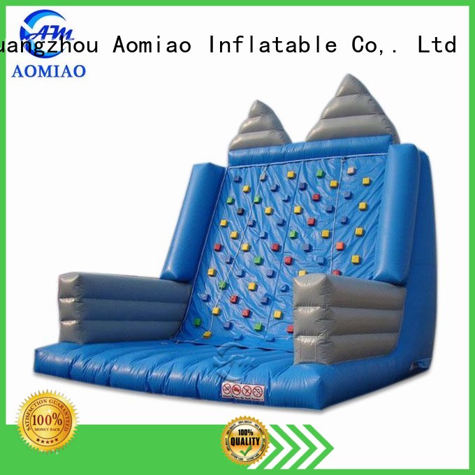 AOMIAO climbing inflatable rock wall factory for child 1