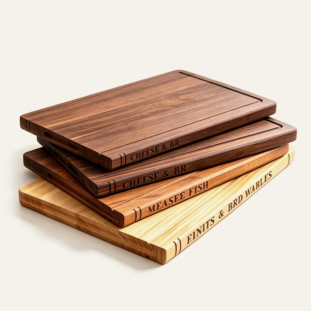 Schneidebrett-Set aus Akazienholz – Geschenkidee, Großhändler 1